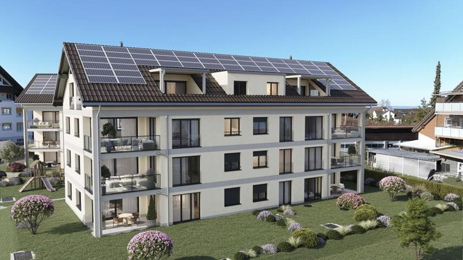 3 ½ rooms roof flat