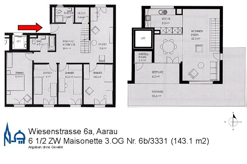 Duplex de 6 ½ pièces