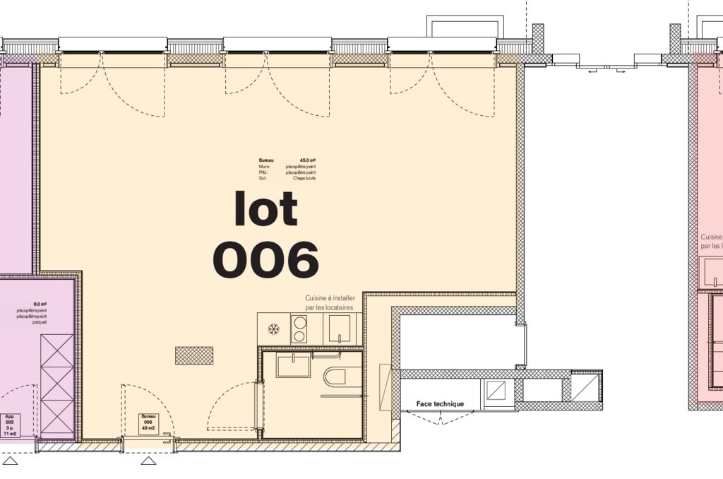 48m² Büro