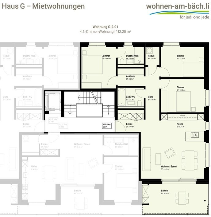 4 ½ rooms apartment