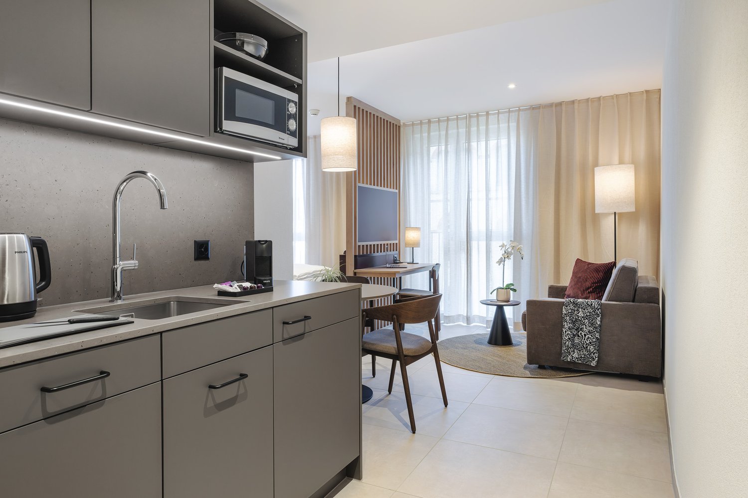 1 ½ pièces appartement meublé