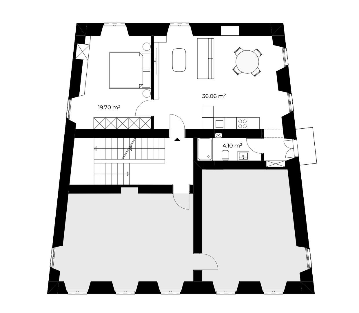 1 room apartment, Foto 4 von 4
