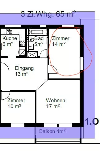 Room in a shared flat, Foto 4 von 9