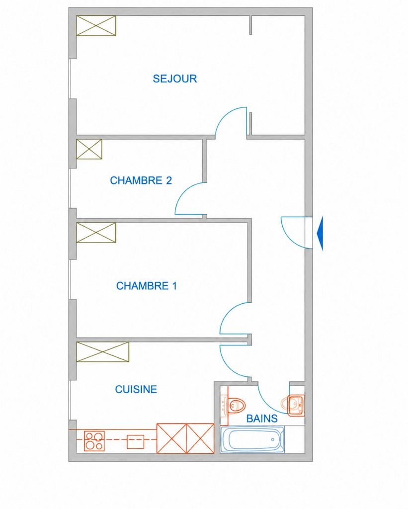 3 ½ rooms apartment, photo 2 sur 8