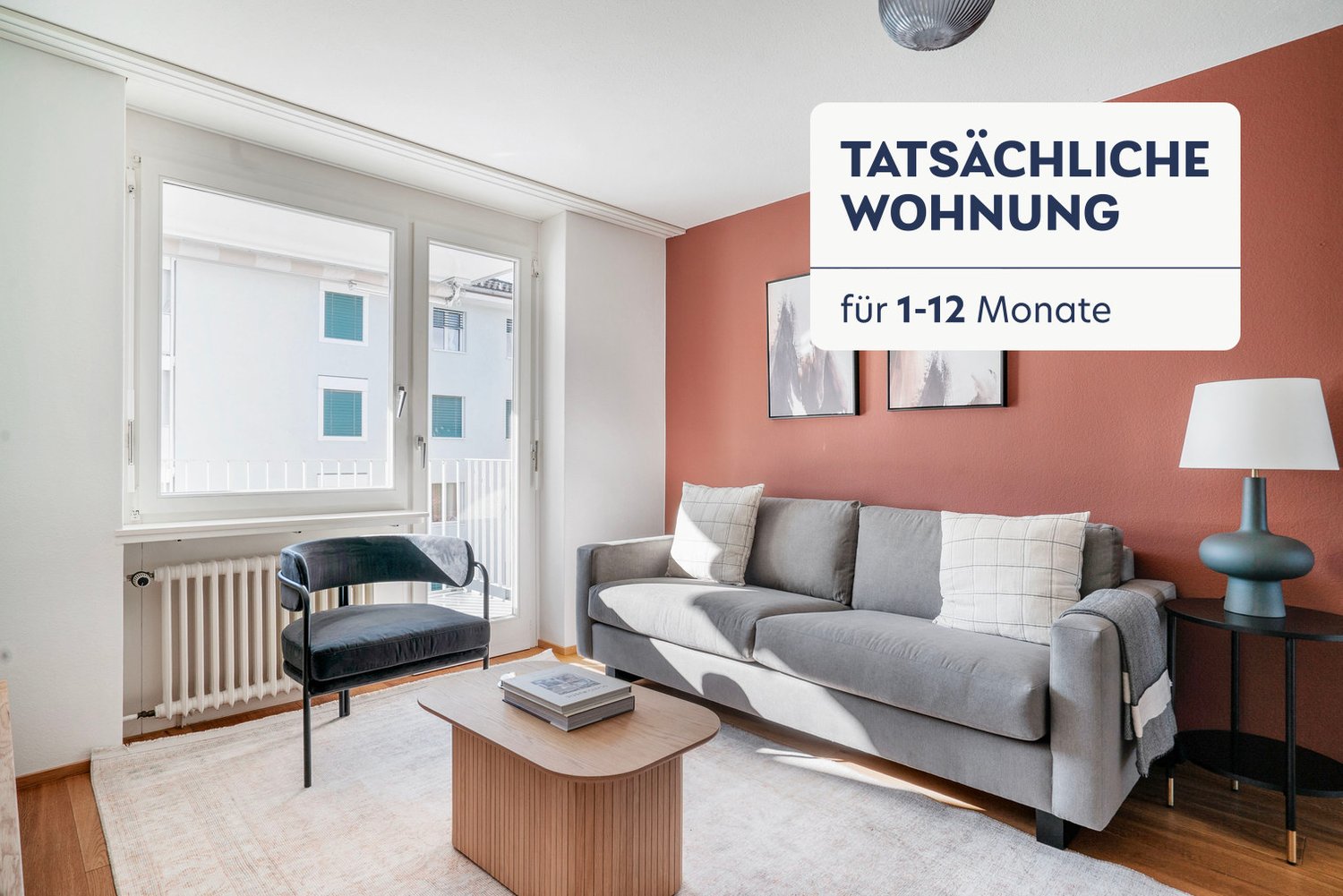3 ½ rooms furnished flat, Foto 2 von 10
