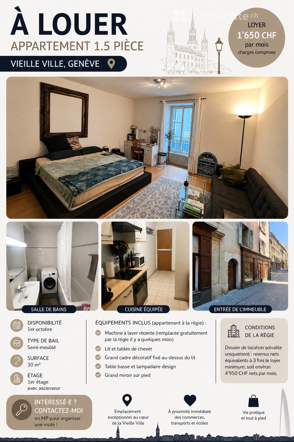 1-Zimmer-Wohnung