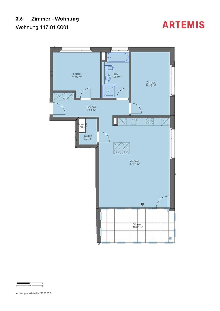 Appartement de 3 ½ pièces
