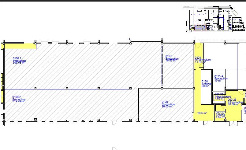 600m² Büro