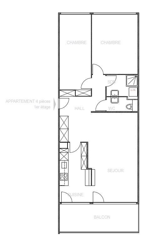 2-Zimmer-Wohnung