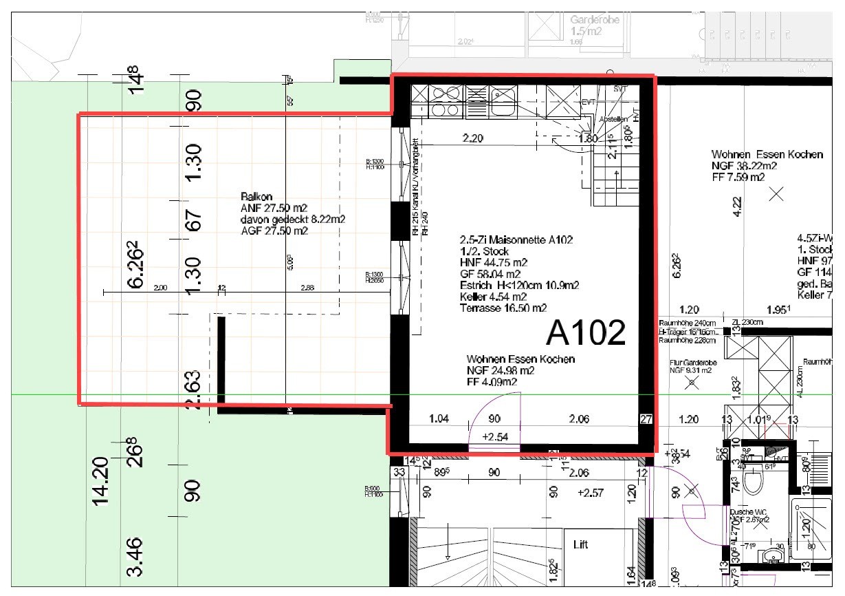 Appartement de 2 ½ pièces