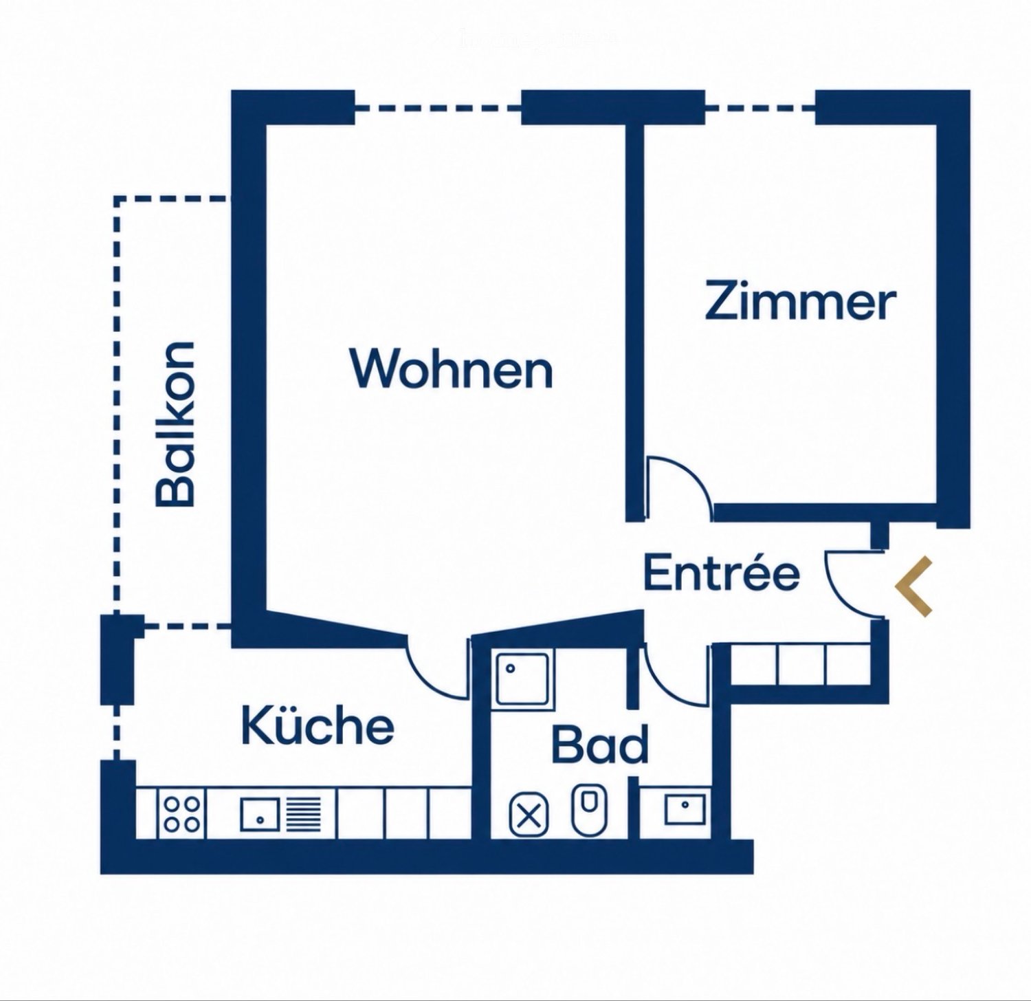 2 rooms apartment, Foto 5 von 5