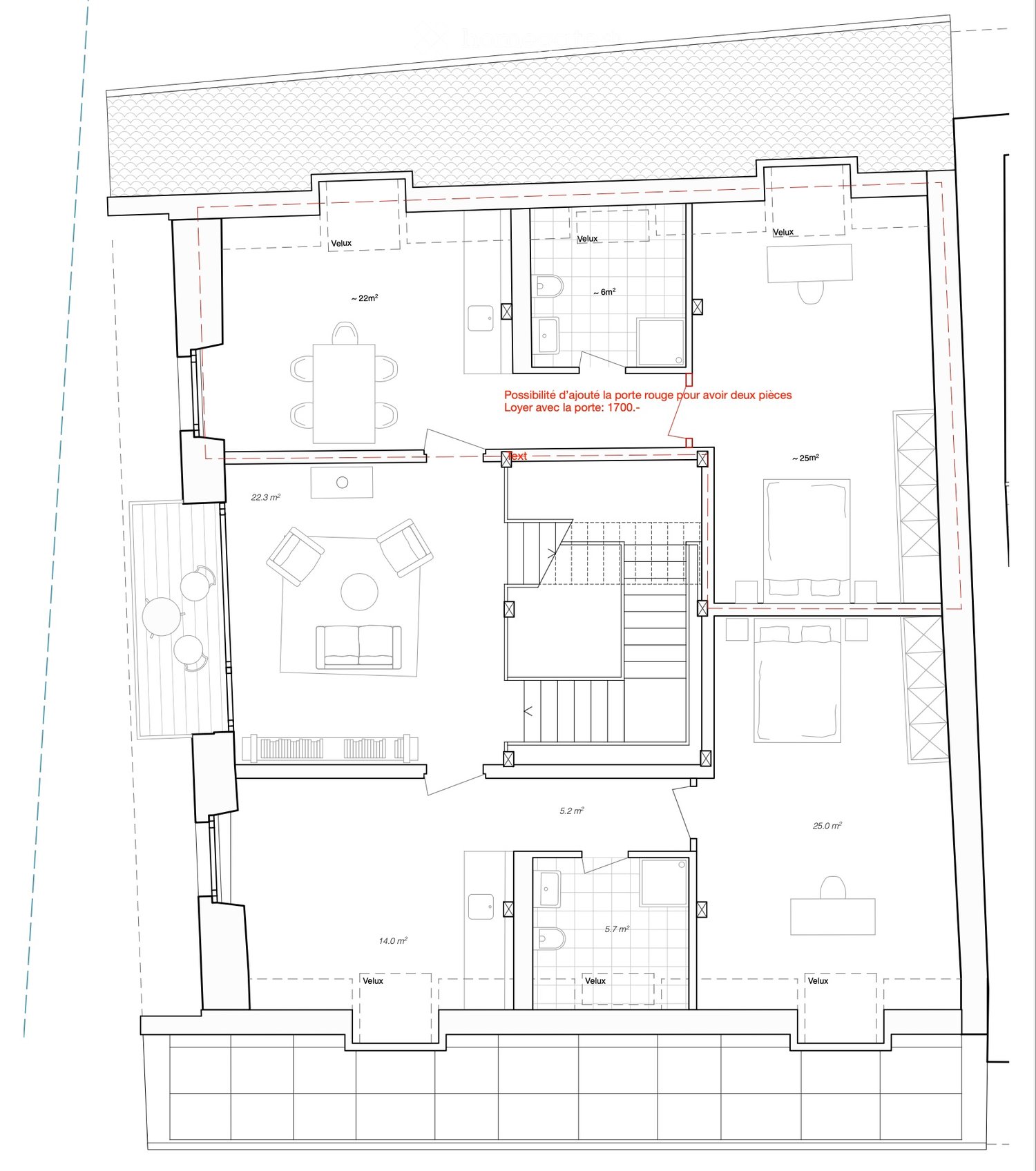 1 Zimmer Einzelzimmer
