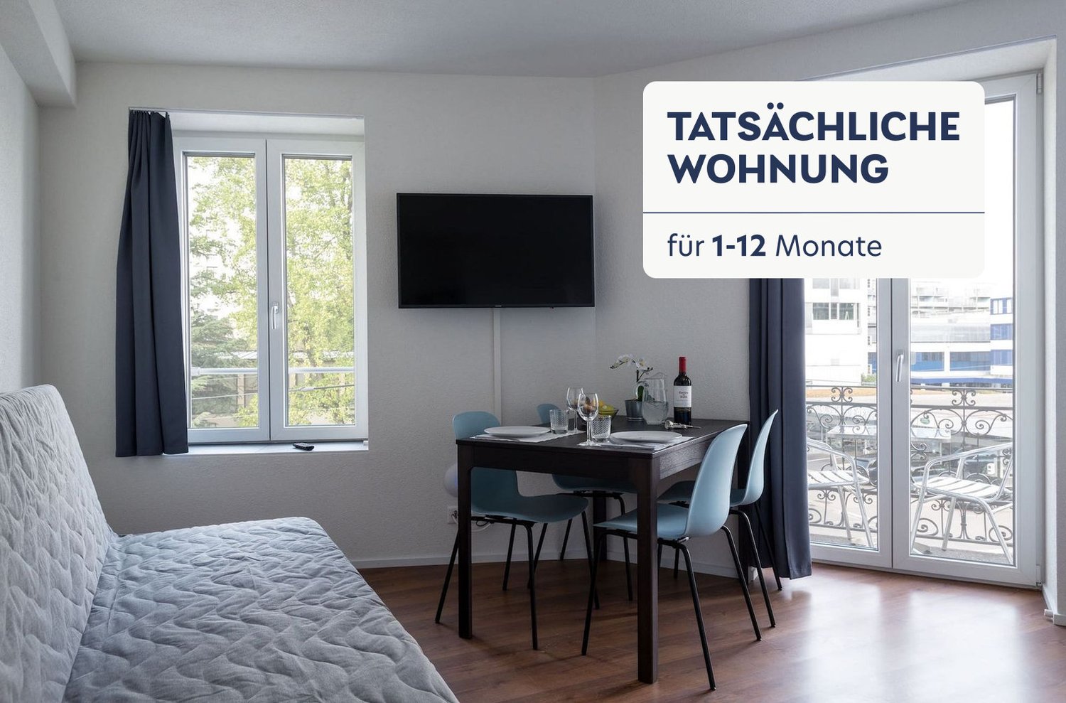 2 room furnished flat