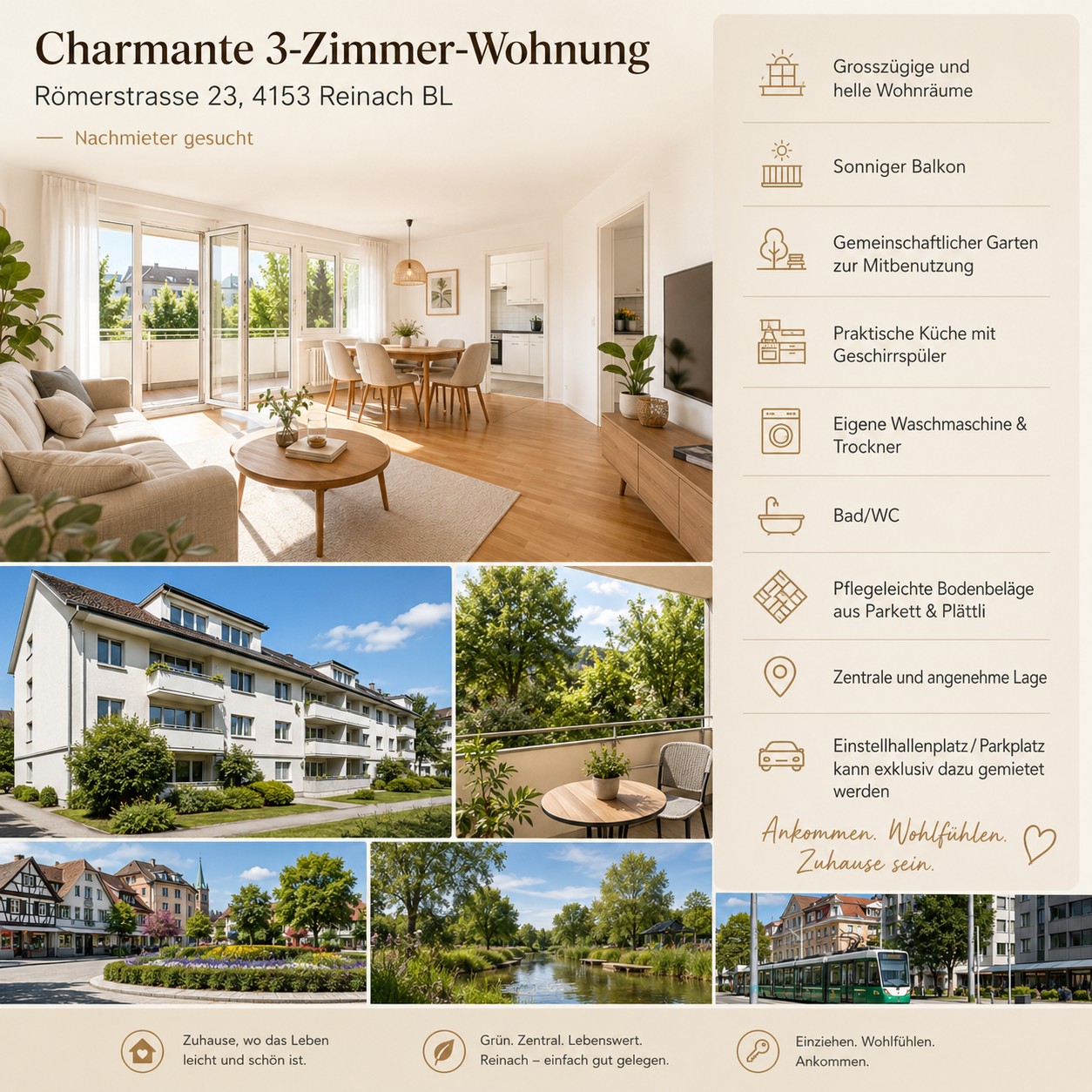 3 rooms apartment