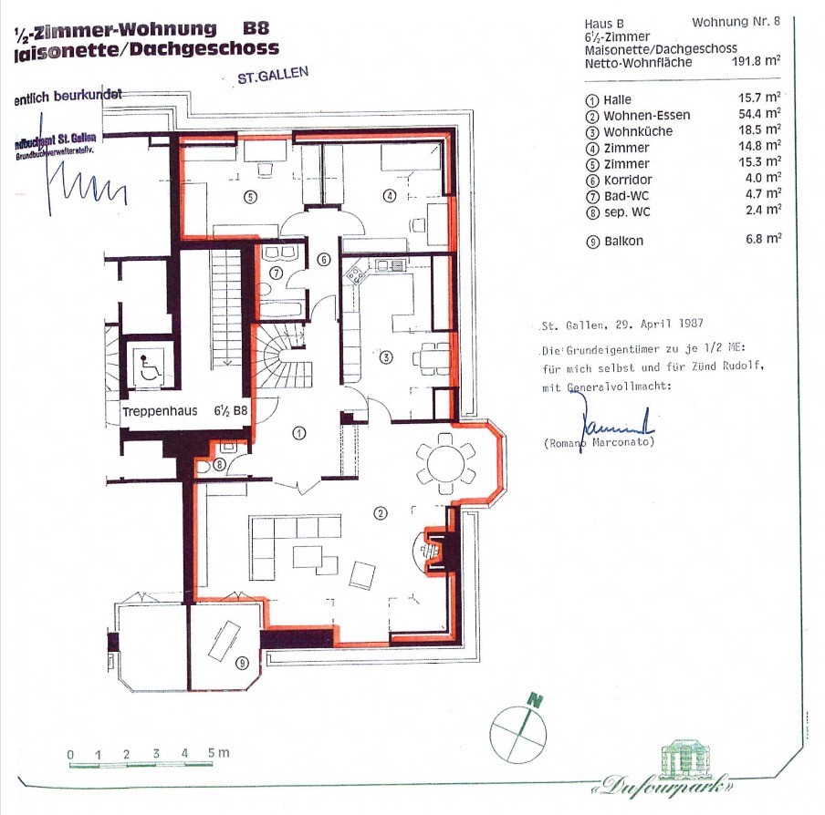 6 ½ Zimmer Wohnung, Foto 3 von 10