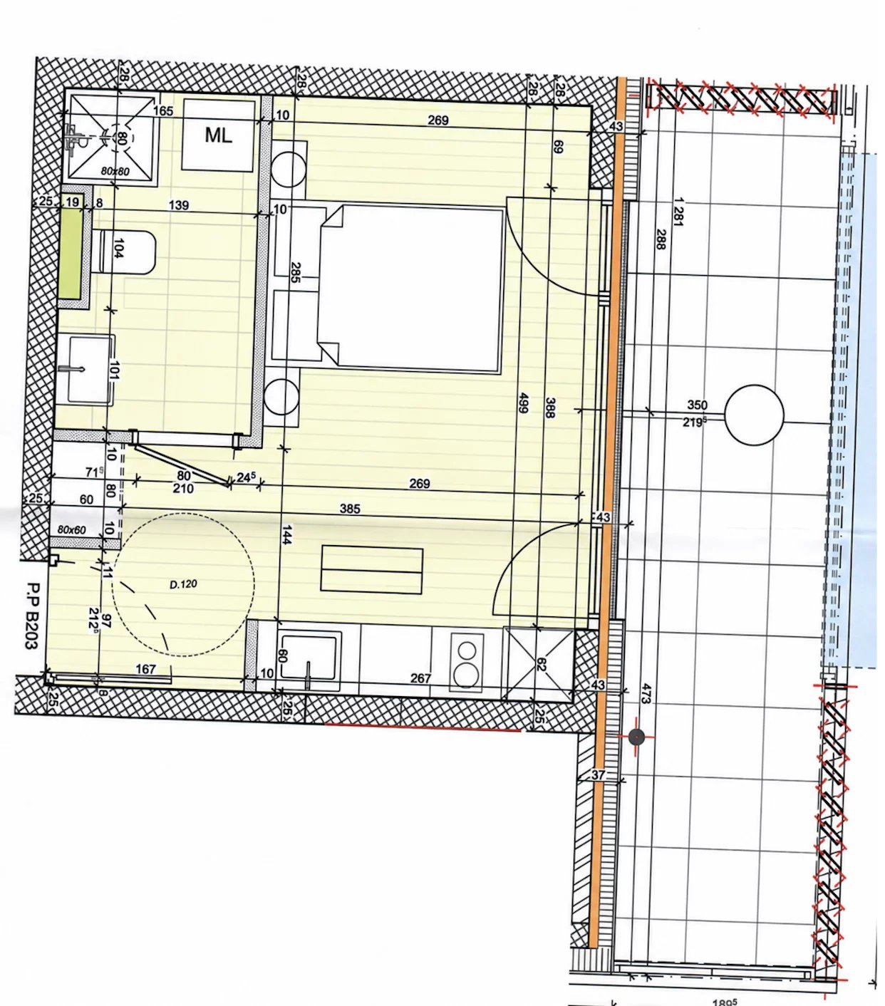 1 ½ Zimmer Wohnung, Foto 5 von 5