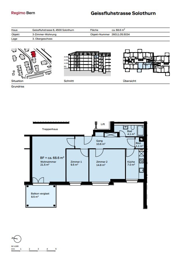 3 rooms apartment, Foto 8 von 8