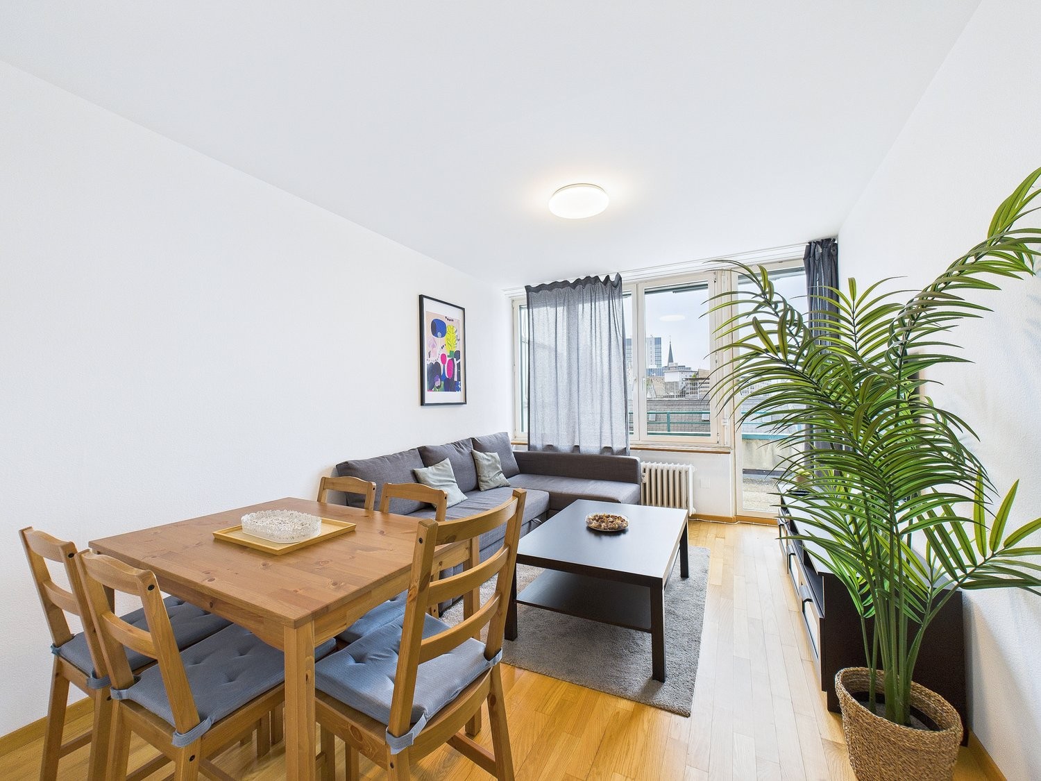 3 pièces appartement meublé