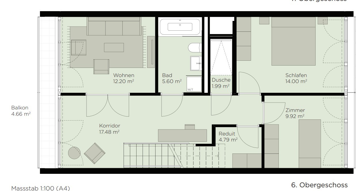 Room in a shared flat, Foto 1 von 2
