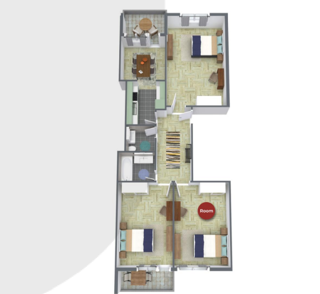 Chambre dans une colocation