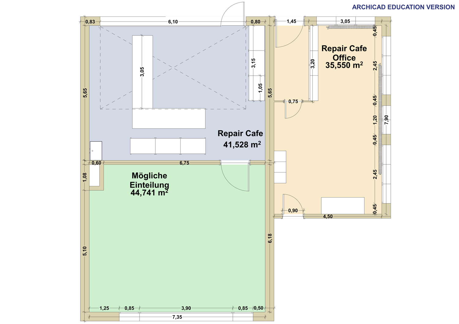 40-40m² commercial