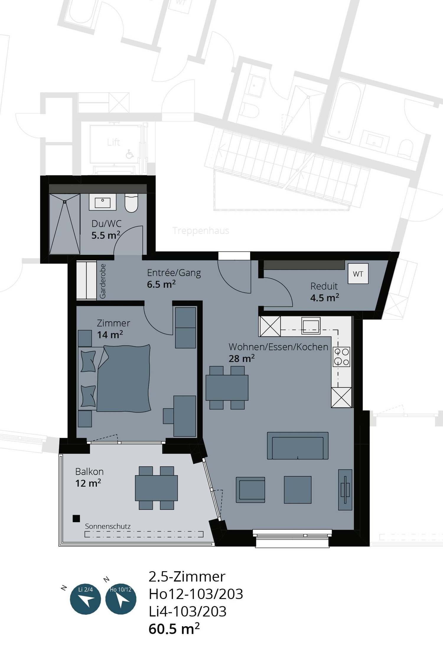 Appartamento di 3 ½ locali