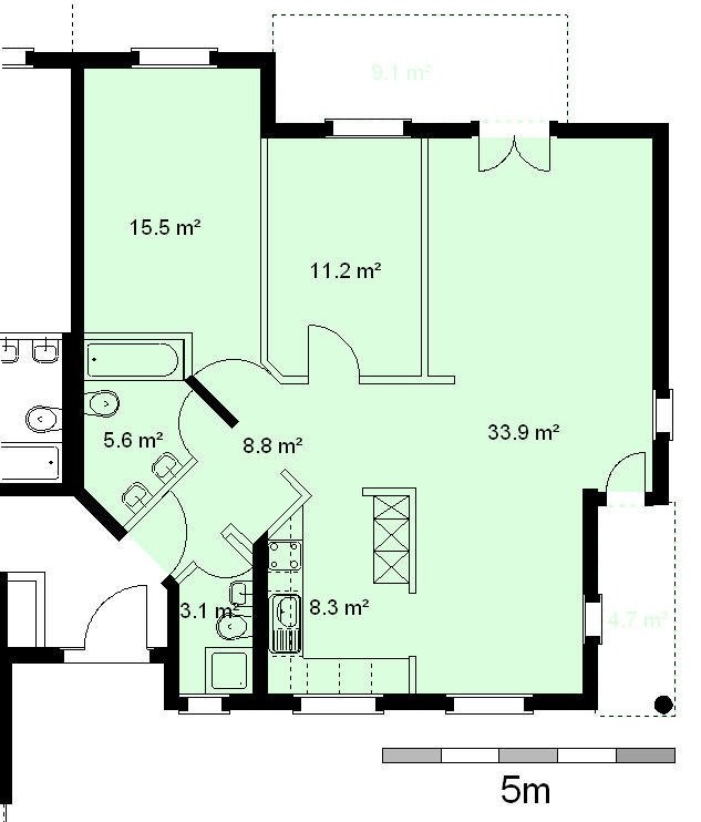 Appartamento di 3 ½ locali
