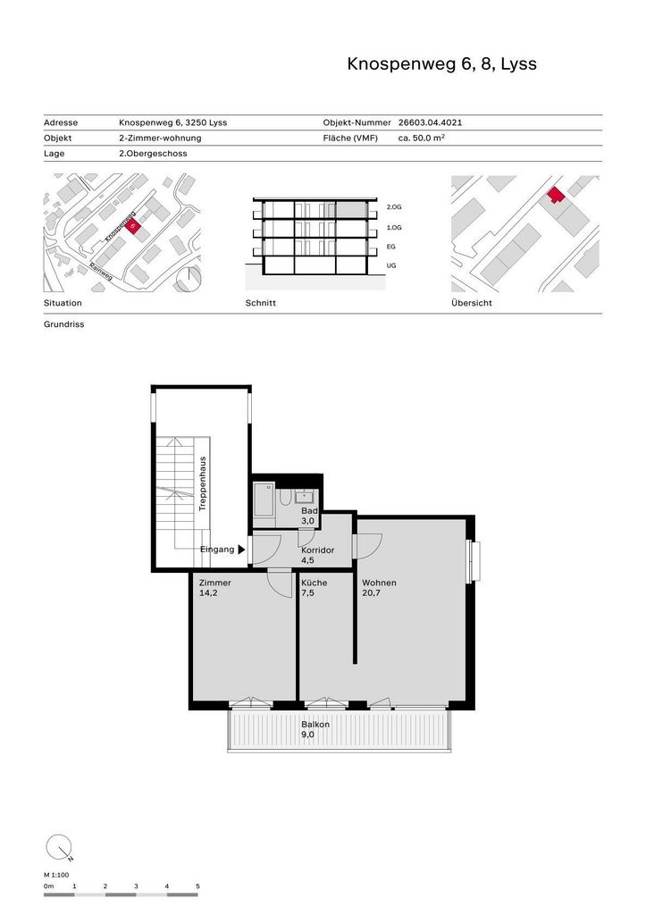 2 rooms apartment