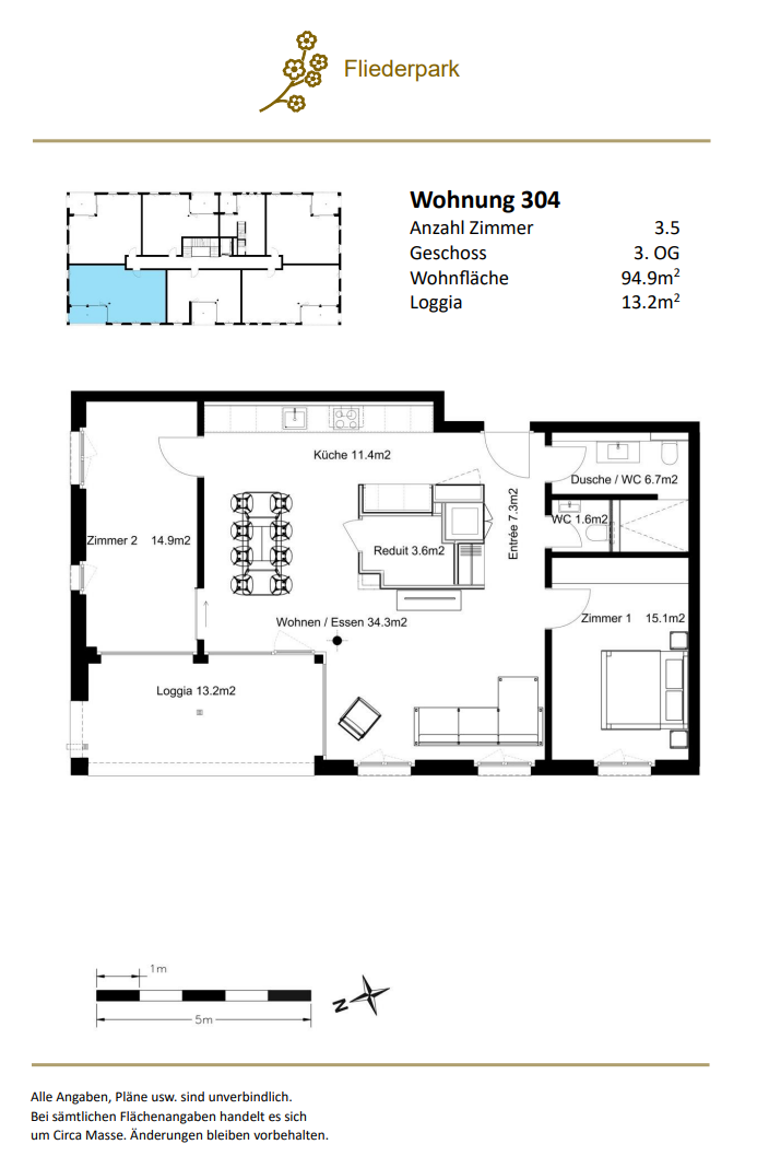 3 ½ rooms apartment, Foto 5 von 10