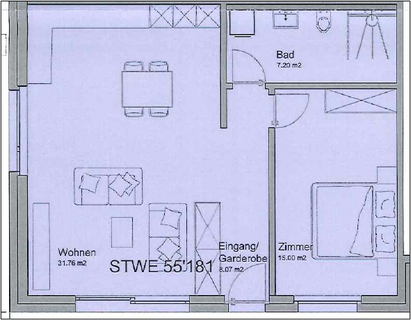 Appartamento di 2 ½ locali