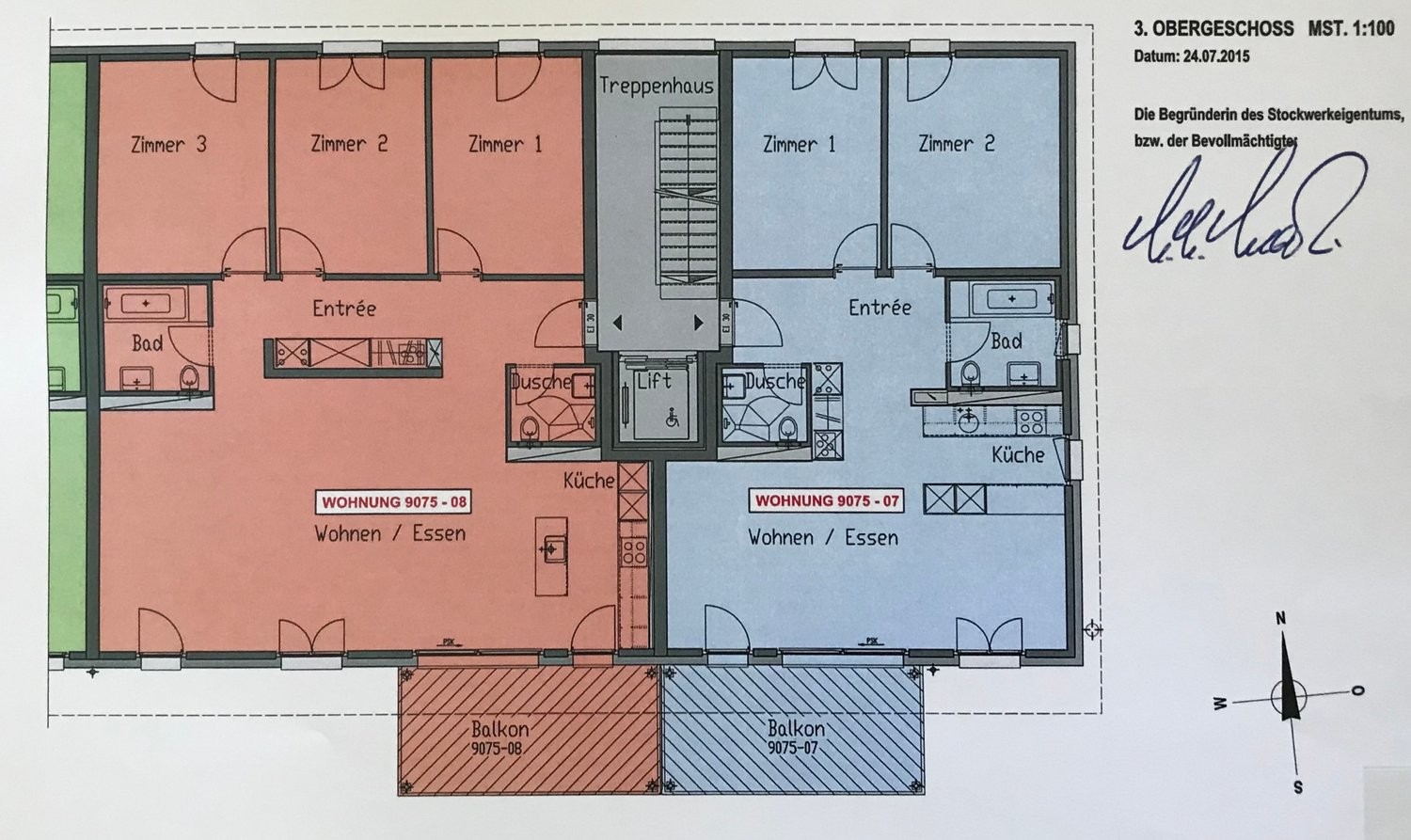 3 ½ rooms furnished flat