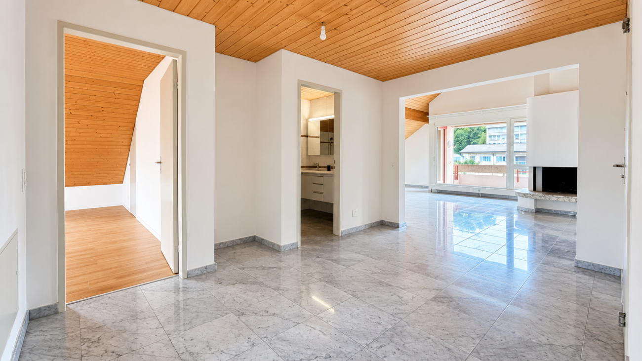 Appartamento mansardato di 2 ½ locali