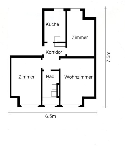 3 rooms apartment, Foto 9 von 9