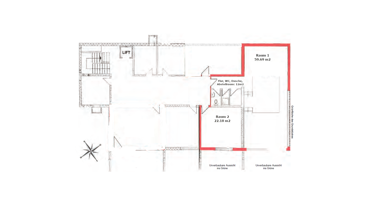 95m² office
