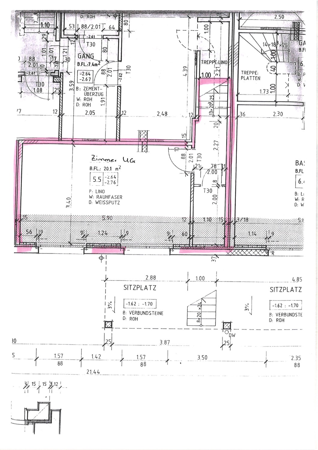 3 rooms duplex