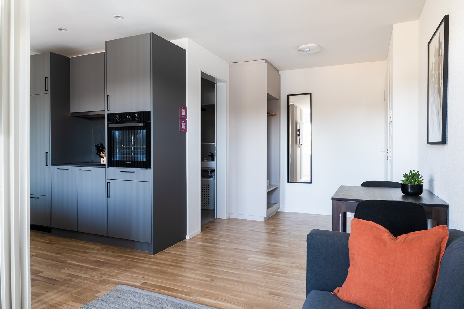 1 ½ pièces appartement meublé