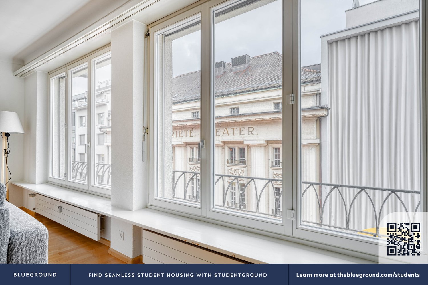 2 ½ pièces appartement meublé