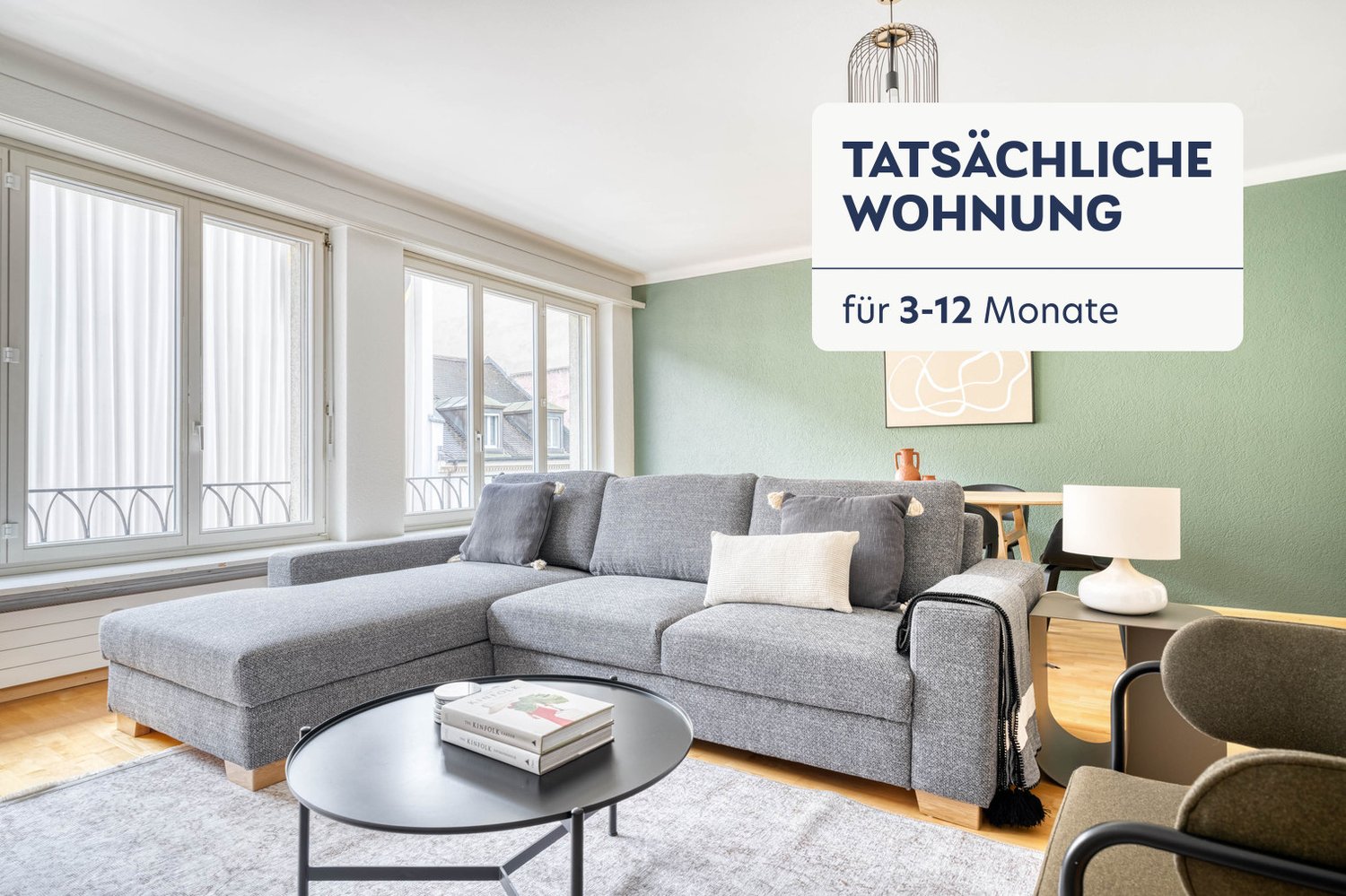 2 ½ pièces appartement meublé
