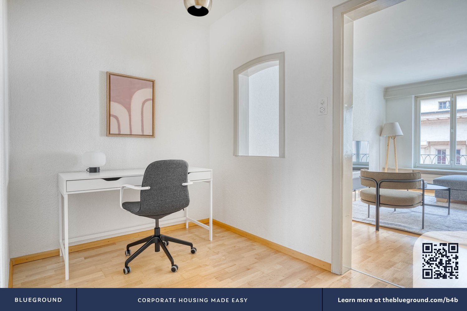 2 ½ pièces appartement meublé