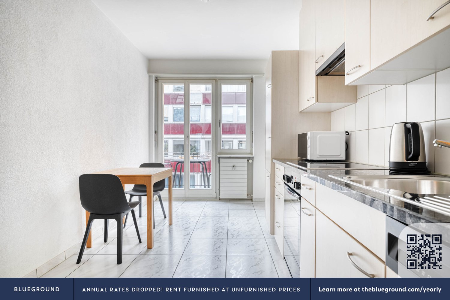 2 ½ pièces appartement meublé