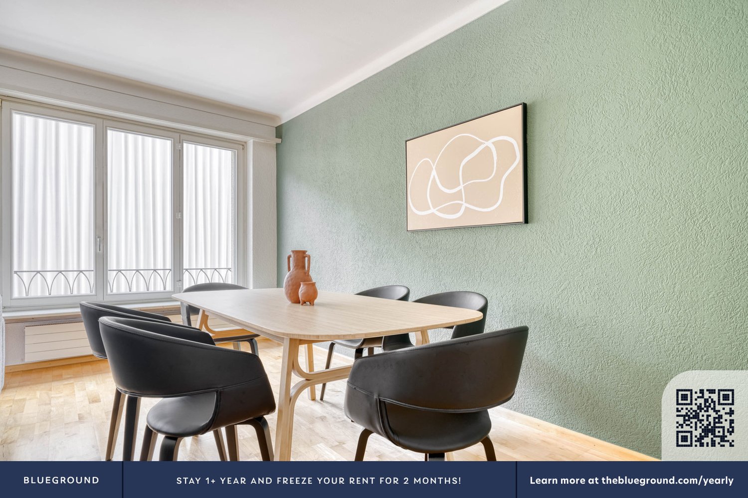 2 ½ pièces appartement meublé