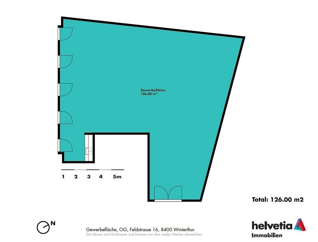 126m² office