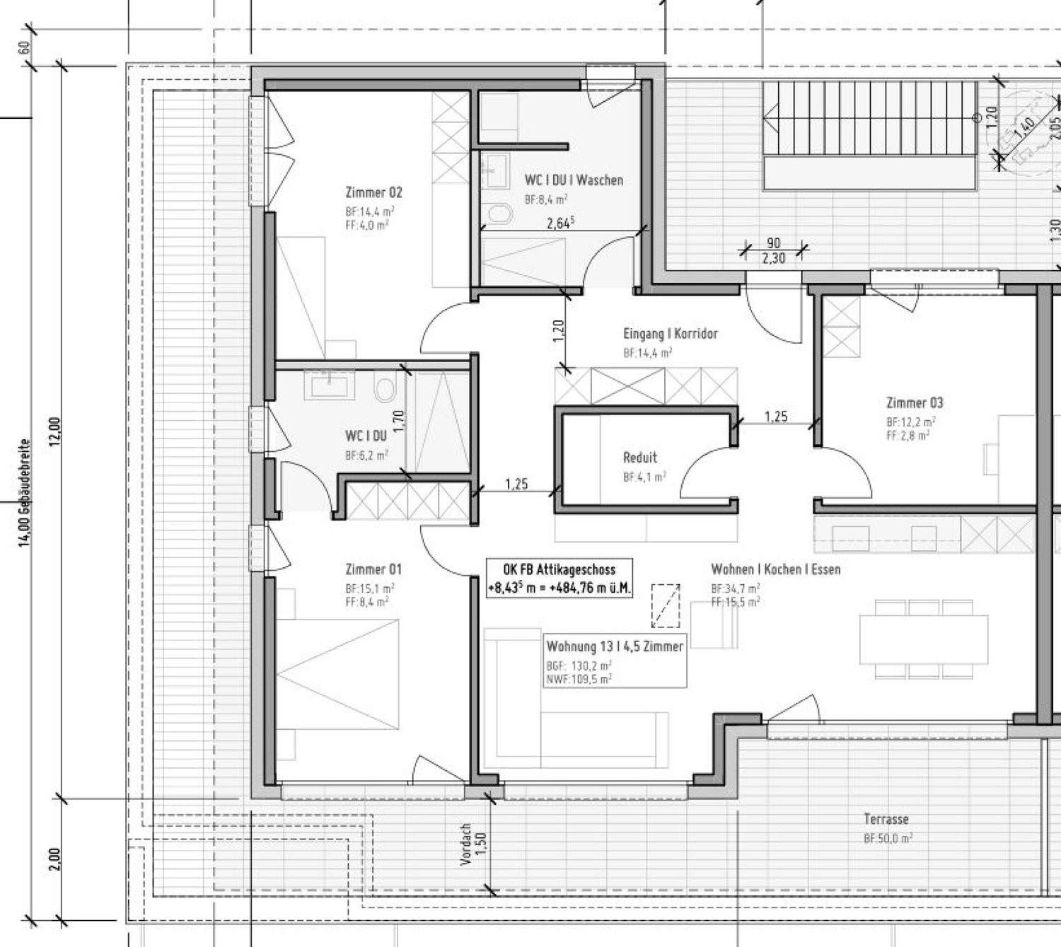 4 ½ rooms attic flat, Foto 6 von 6