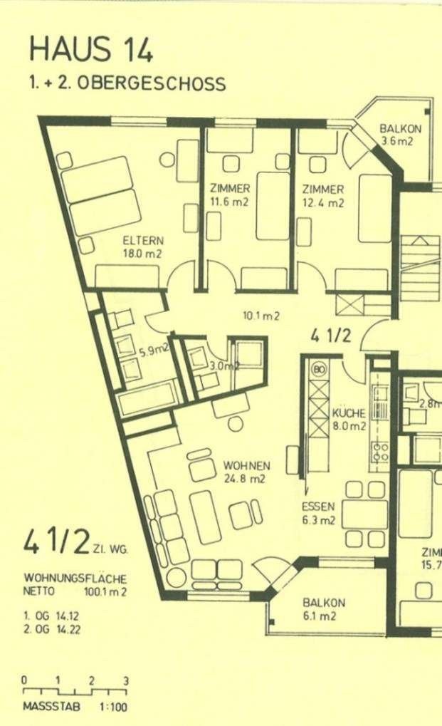 2 ½ rooms apartment