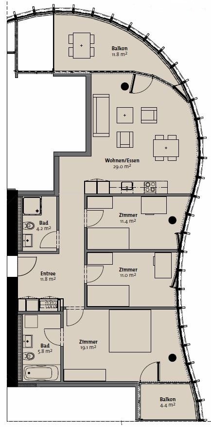 4 ½ rooms apartment, Foto 6 von 6