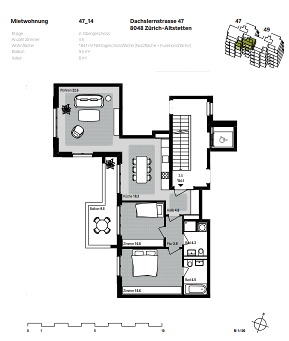 3 ½ rooms apartment, Foto 5 von 5