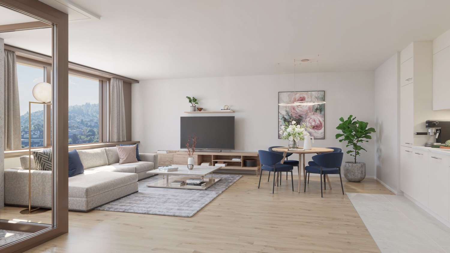 2 ½ pièces appartement