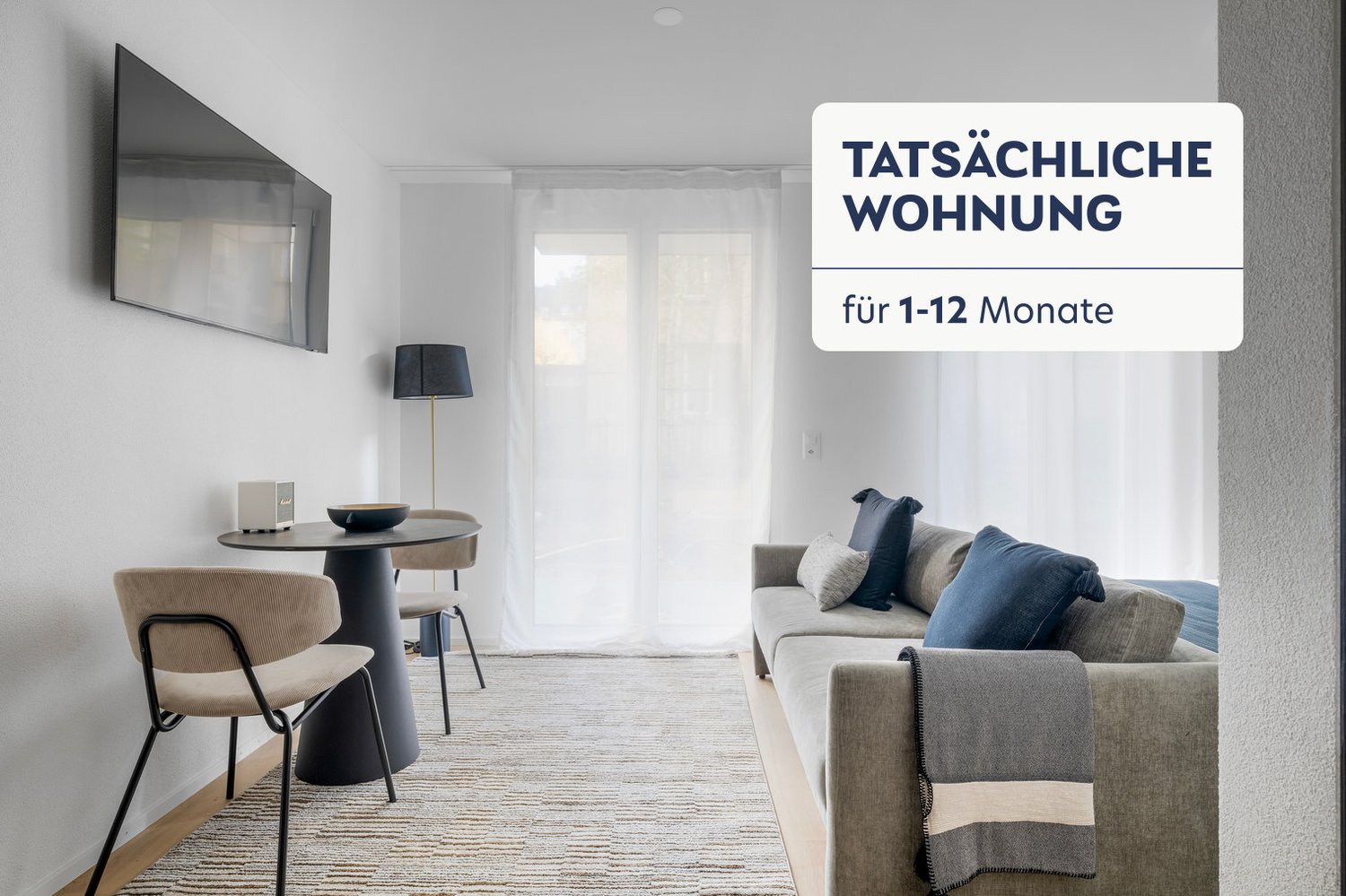 1 ½ rooms furnished flat