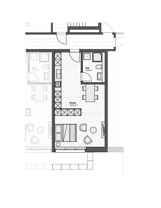 1 ½ rooms apartment, Foto 4 von 4