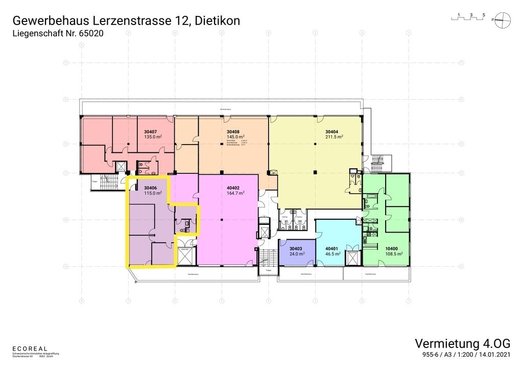 209m² office